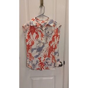 Maison d'Amélie Lobster Blouse Size XS New